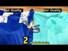 कस्टम लोगो यूनिसेक्स रिक्त अवकाश फुटबॉल पहनें व्यक्तिगत नाम संख्या मुद्रण के साथ